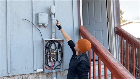 main electrical panel outside